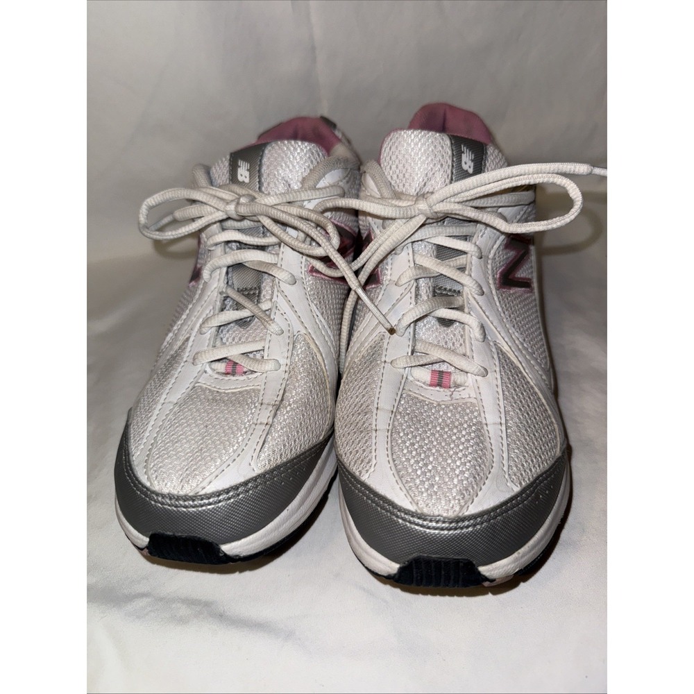 New Balance Womens Running Shoes 496 Size 9 White Pink WW496WP Running Shoes - Picture 3 of 8